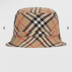 Authenic BURBERRY Kid's Gabriel Vintage Check Bucket Hat